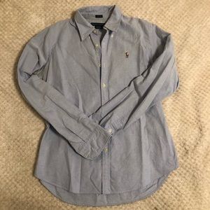 Polo Ralph Lauren Classic Blue Oxford Shirt